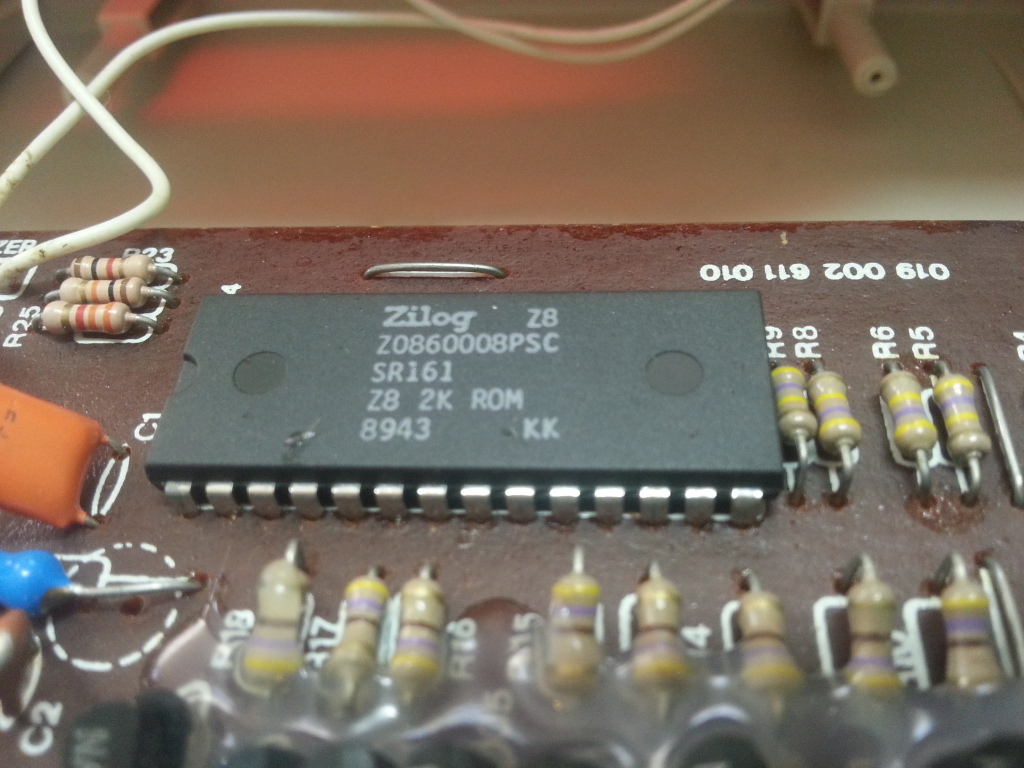 Z8 Microcontroller used in PenseBem/SmartStart