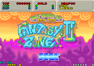 Fantasy Zone 2 (System 16C) original version