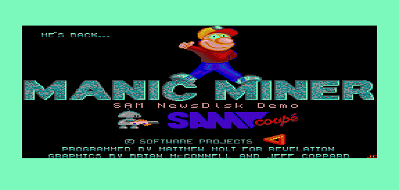 Sam Coupe Manic Miner