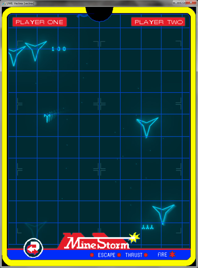 Vectrex Mine Storm