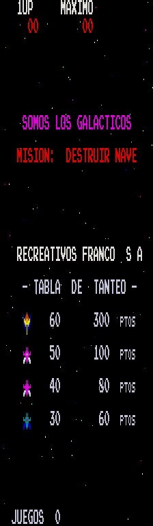 Recreativos Franco Galaxian Growing Ship