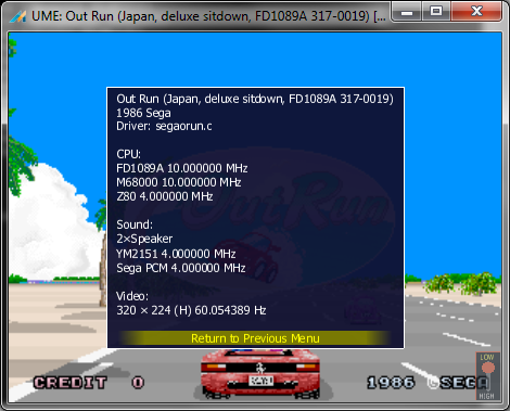Outrun (with FD1089A)