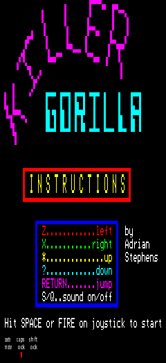 BBC Micro Killer Gorilla