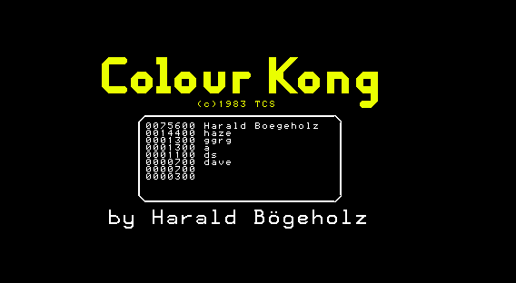 Colour Genie - Colour Kong