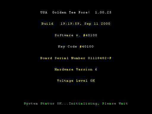 Golden Tee Fore!