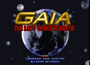 Gaia - The Last Choice of Earth