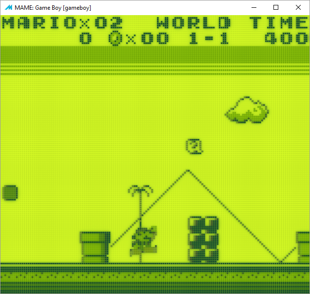 Super Mario Land (GameBoy) HLSL