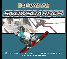 Radica Snowboarder