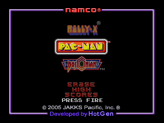 Pac-Man, Bosconian, Rally X