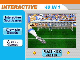 Interactive TV Games 49-in-1 Place Kick Master