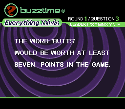 Buzztime Trivia