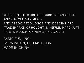 Where in the World is Carmen Sandiego? (Basic Fun)
