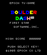 Super Cassette Vision - Boulder Dash