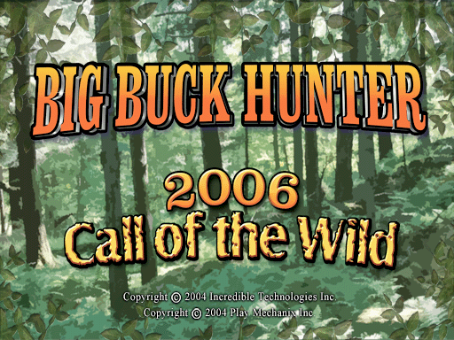 Big Buck Hunter 2006 Call of the Wild