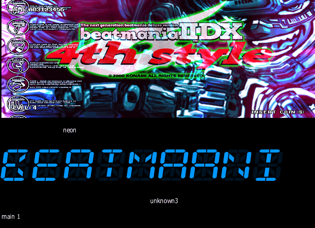 Here is beatmania IIDX 4th style