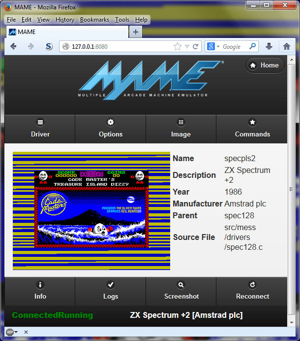 Mame Web Browser