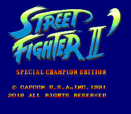 Street Fighter II Plug and Play