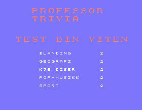 Professor Trivia