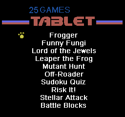 VG Tablet 25-in-1 with Frogger