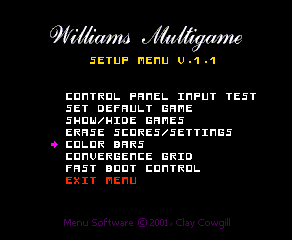 Williams Multi Game