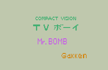 Compact Vision TV Boy - Mr Bomb
