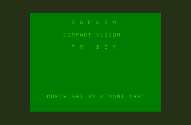 Compact Vision TV Boy - Chitaikuu Daisakusen