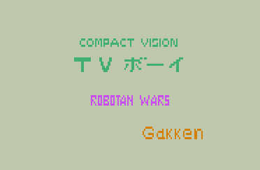 Compact Vision TV Boy - Robotan Wars
