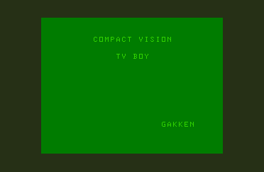 Compact Vision TV Boy - Shigaisen 200X-nen