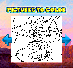 Interactive Coloring Book - Cars