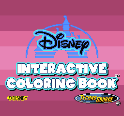 Interactive Coloring Book - Disney Princess