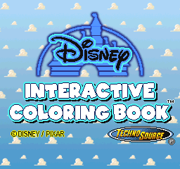 Interactive Coloring Book - Toy Story