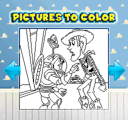 Interactive Coloring Book - Toy Story